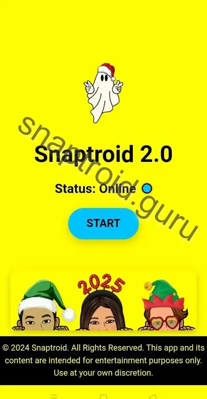 Screenshot of Snaptroid Customization Options